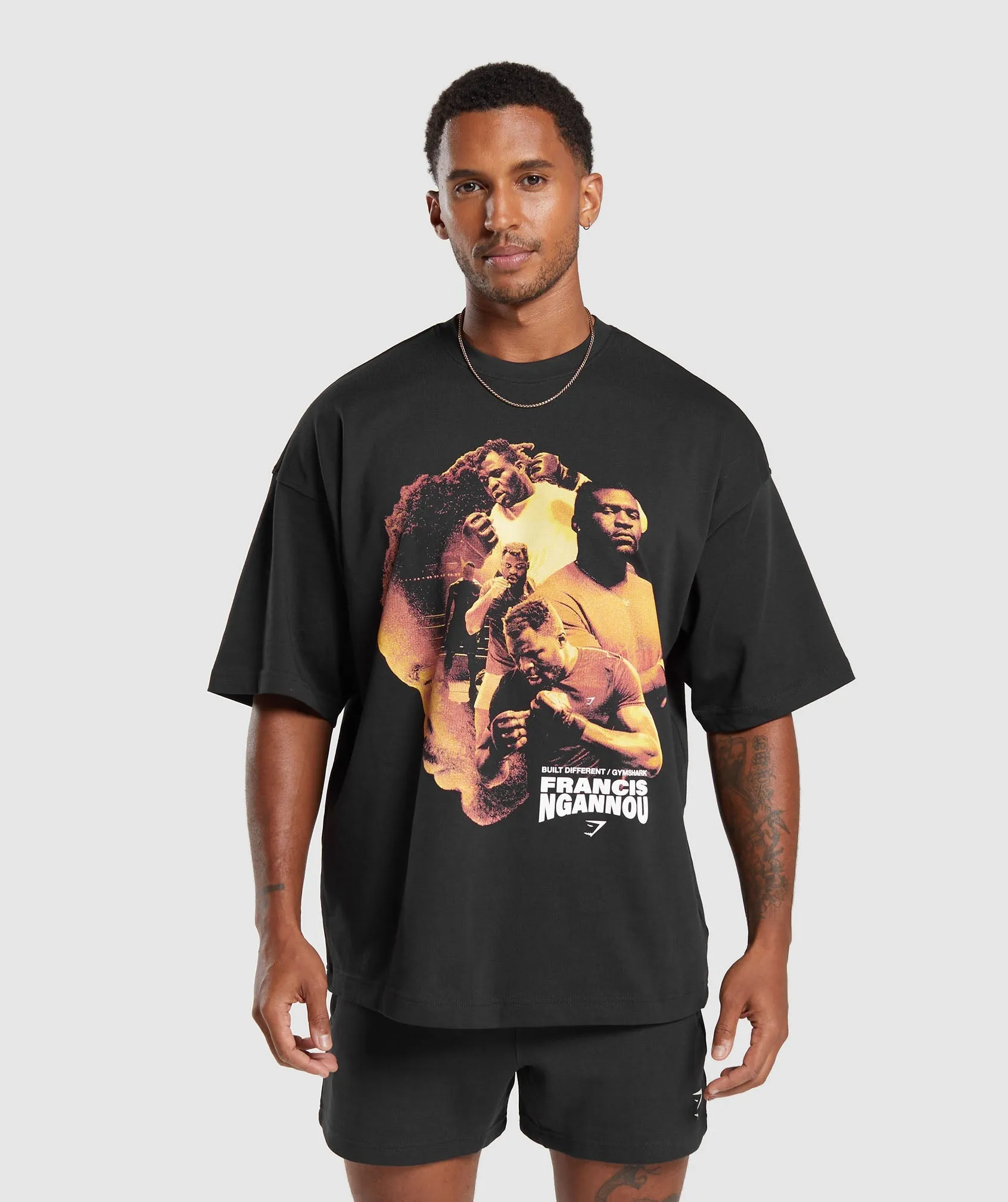 GS x Francis Ngannou Graphic Tee - Black