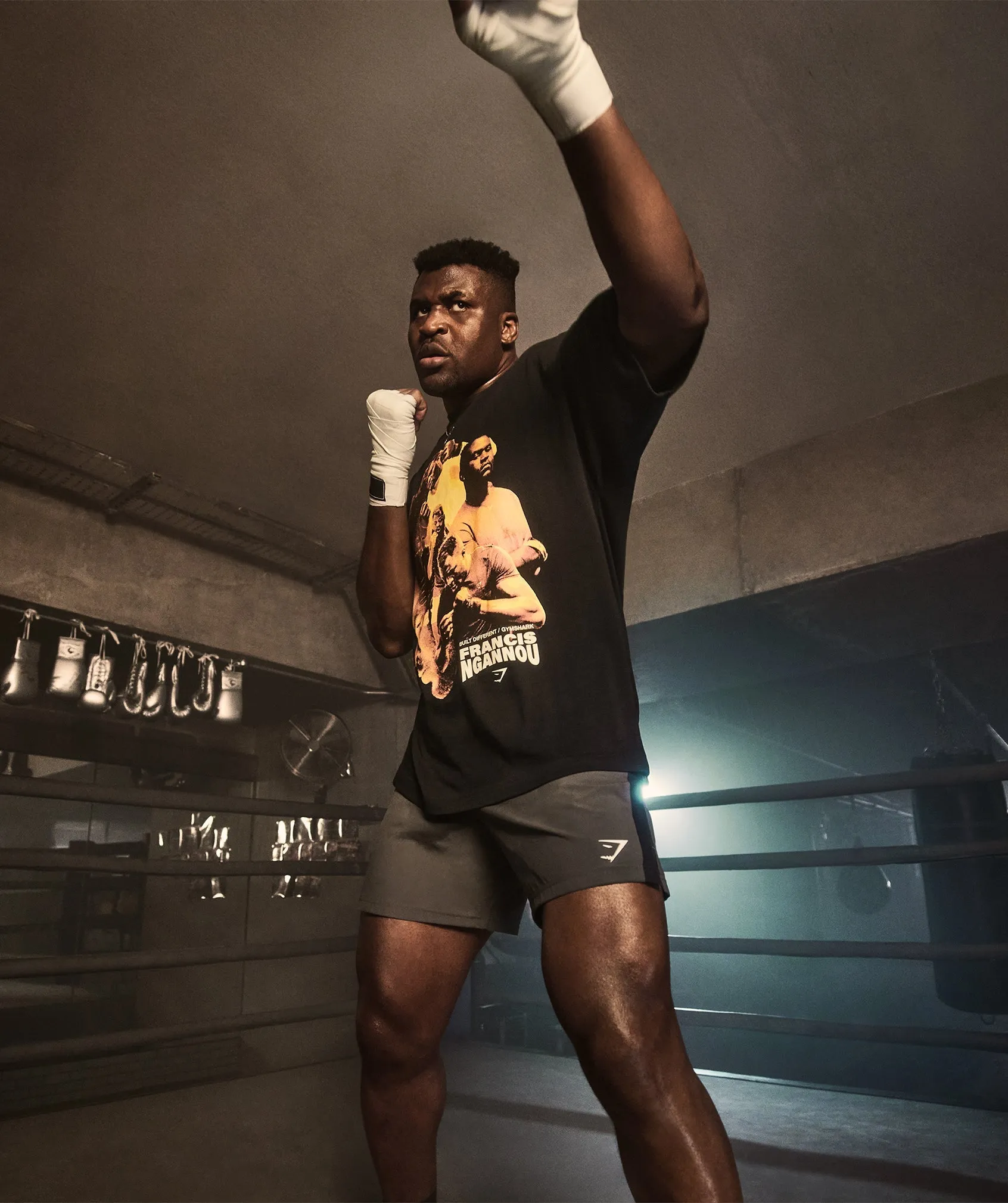 GS x Francis Ngannou Graphic Tee - Black