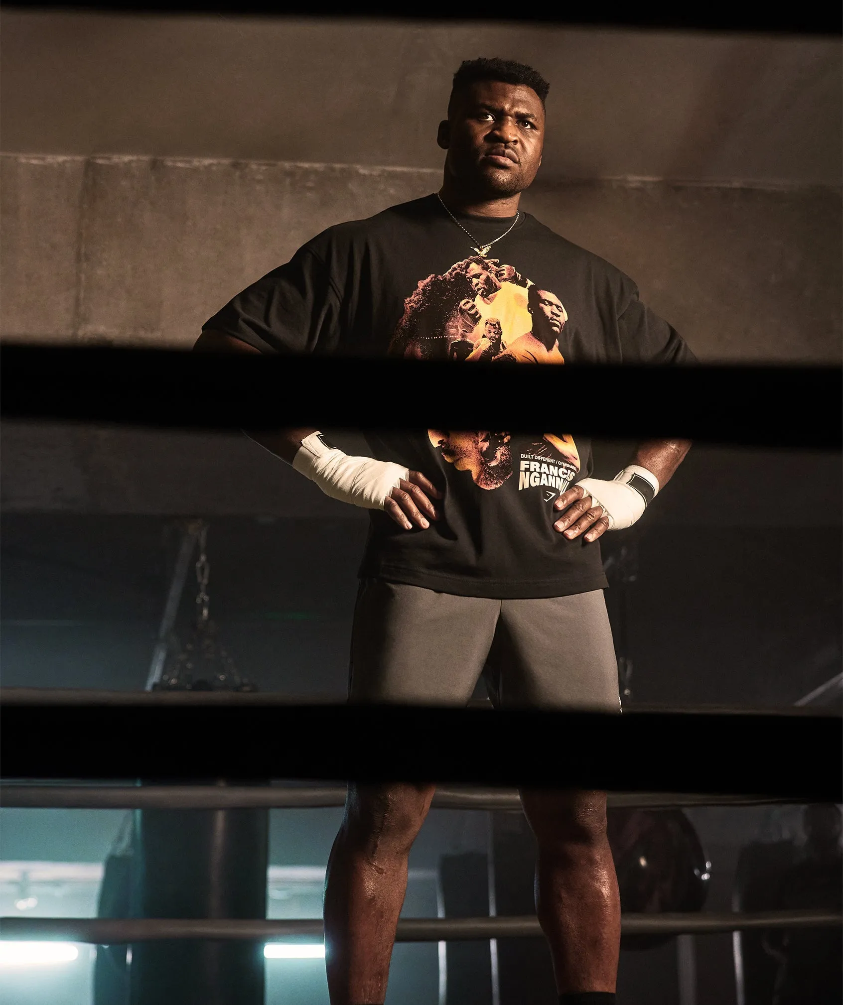 GS x Francis Ngannou Graphic Tee - Black