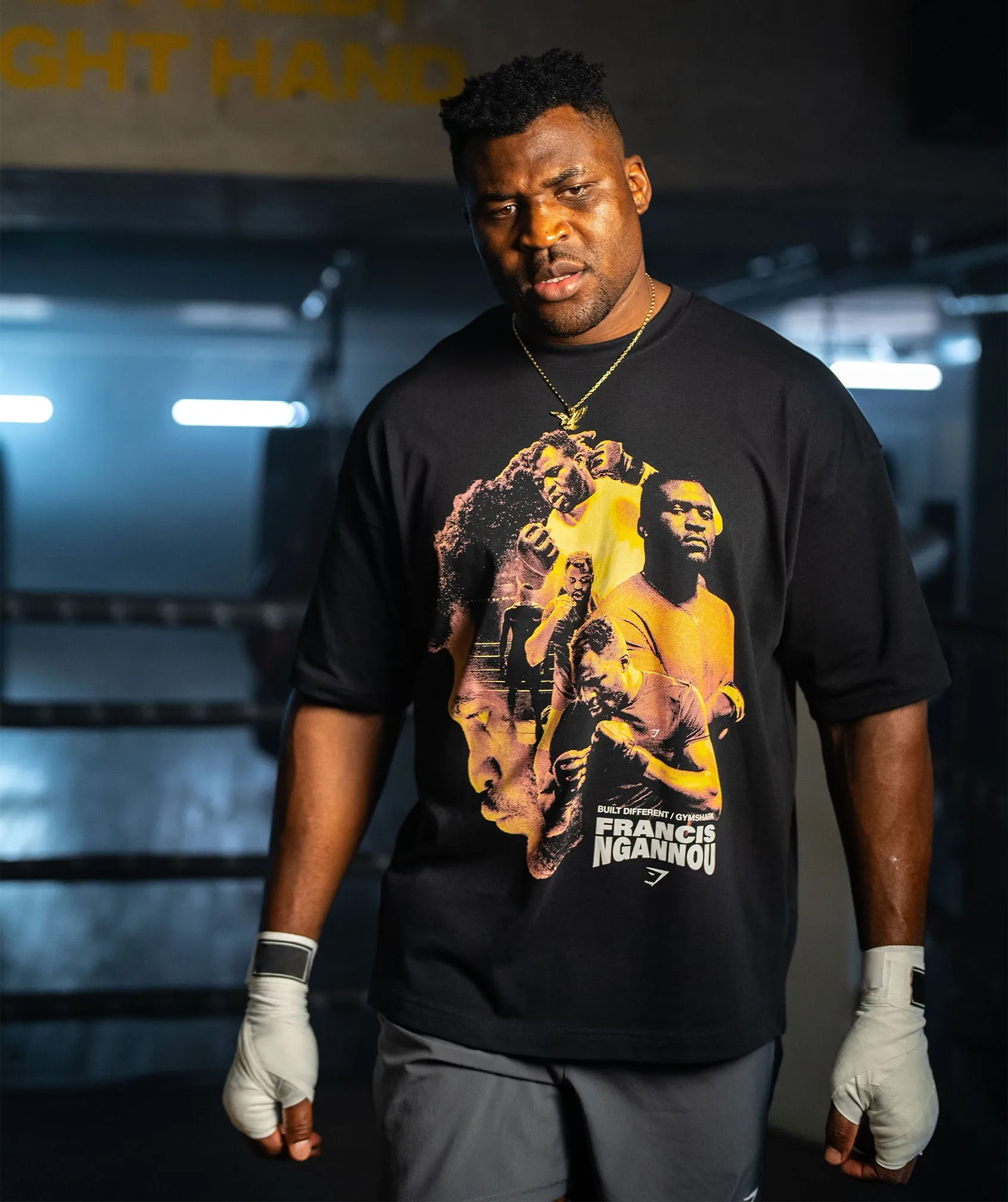 GS x Francis Ngannou Graphic Tee - Black