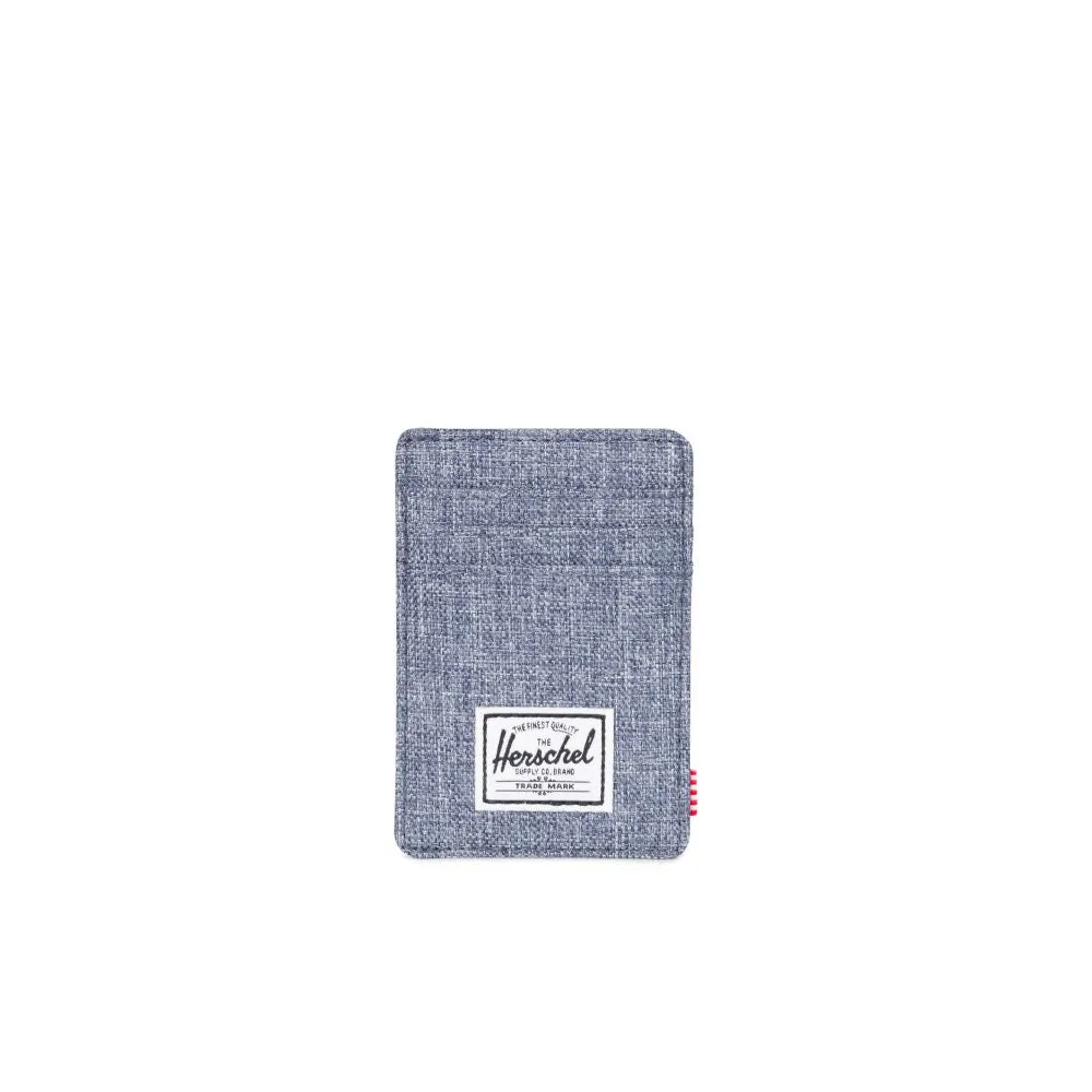 Herschel Raven Wallet - Dark Chambray Crosshatch