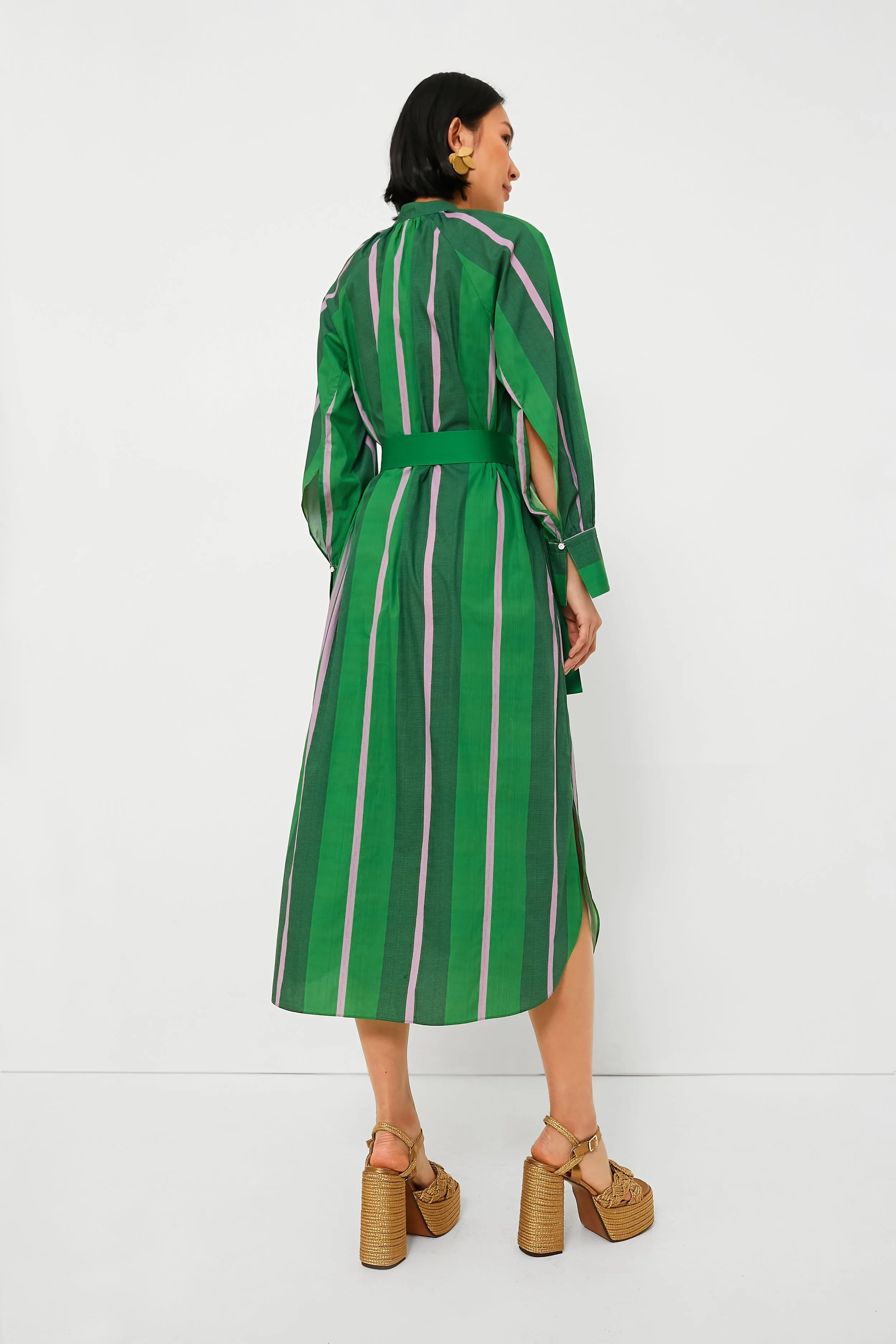 Jewel Green Calypso Shirt Dress