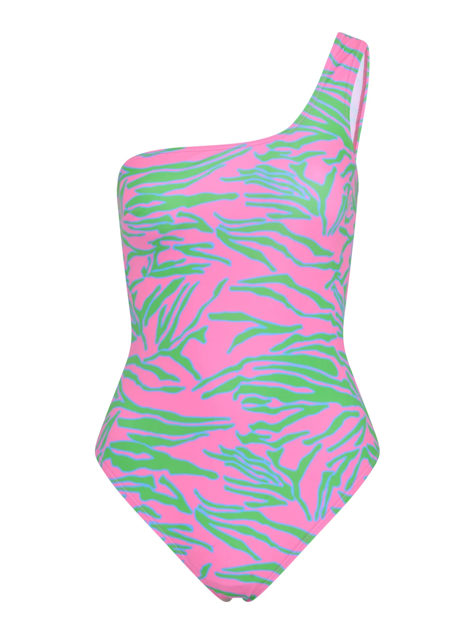 Limited Edition Zadie Tiger Print One Shoulder Swimsuit