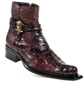 Mauri - 42844 Ostrich Quill/Baby Alligator Dress Boot