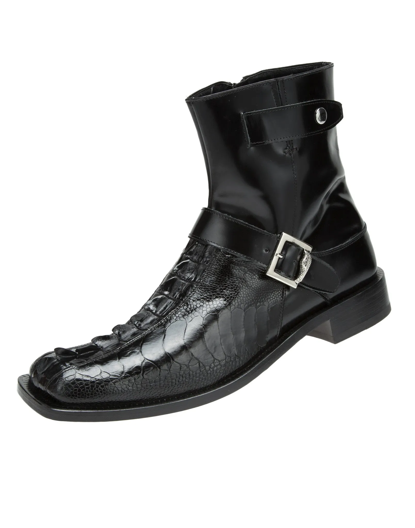 Mauri - 4581 "Park Lane" Hornback/Ostrich/Calf Dress Boot