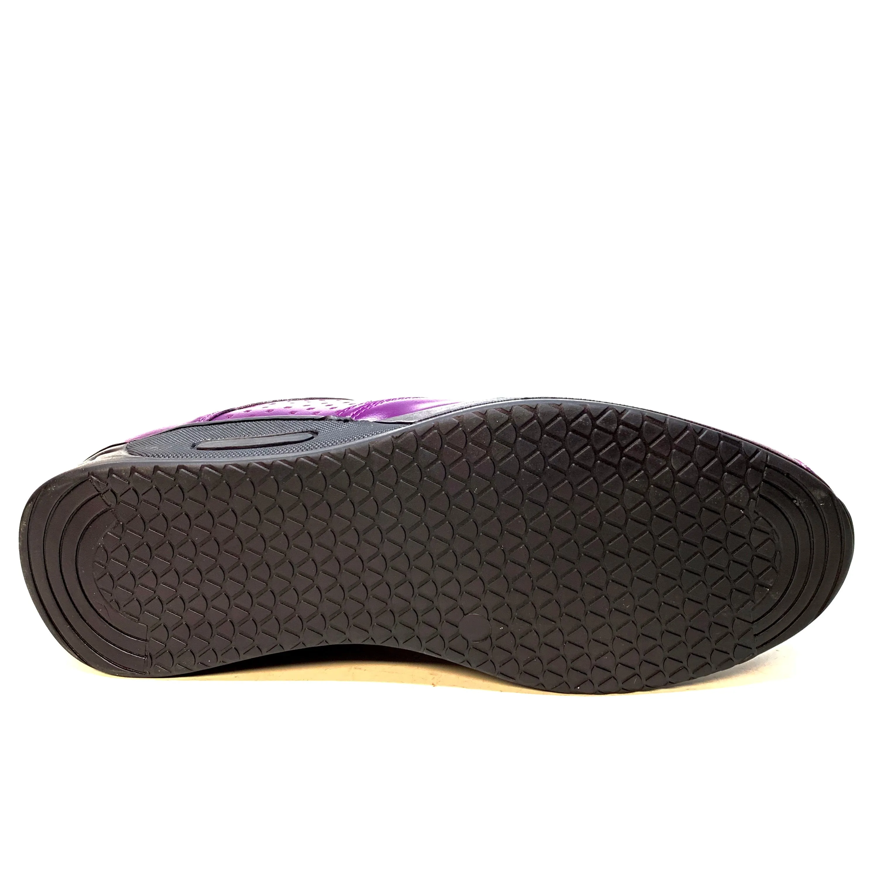 Mauri M770 Purple Crocodile Perforated Nappa Leather Sneaker