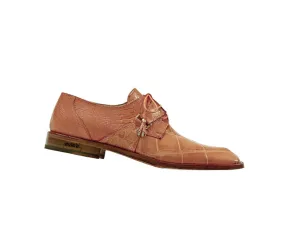 Mauri - "2223 Limo" Alligator and Ostrich Leg Lace Up