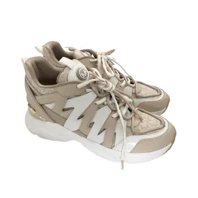 MICHAEL KORS Hero Trainer Runners Sneaker Cream SIZE 41