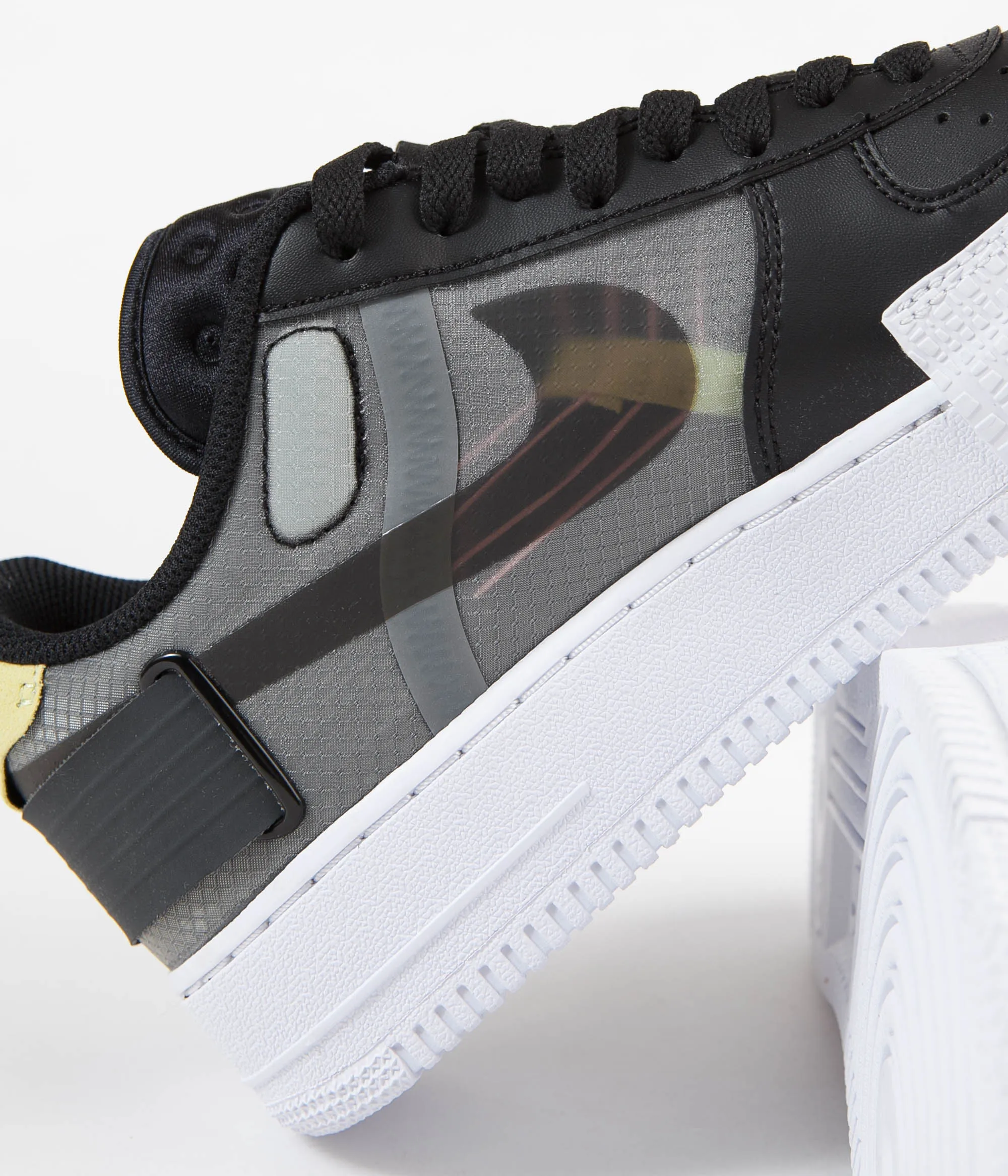 Nike Air Force 1 Type Shoes - Black / Anthracite - Zinnia - Pink Tint