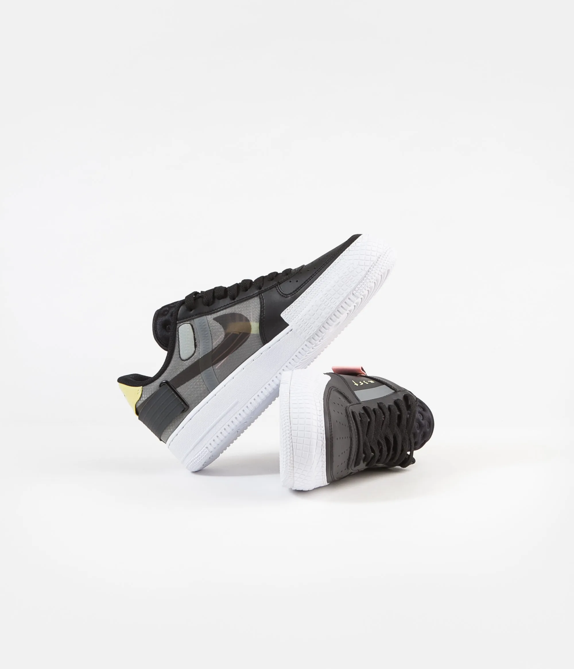 Nike Air Force 1 Type Shoes - Black / Anthracite - Zinnia - Pink Tint