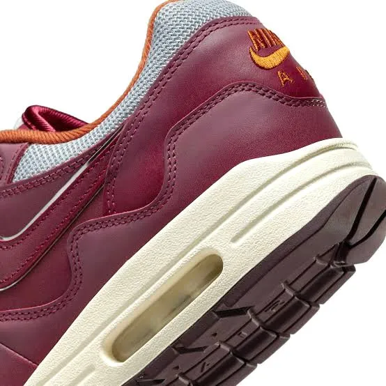 Nike Air Max 1 x Patta Rush Maroon