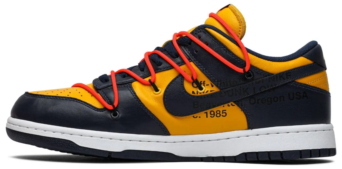 Nike Dunk Low x Off-White University Gold (Size UK9.5)
