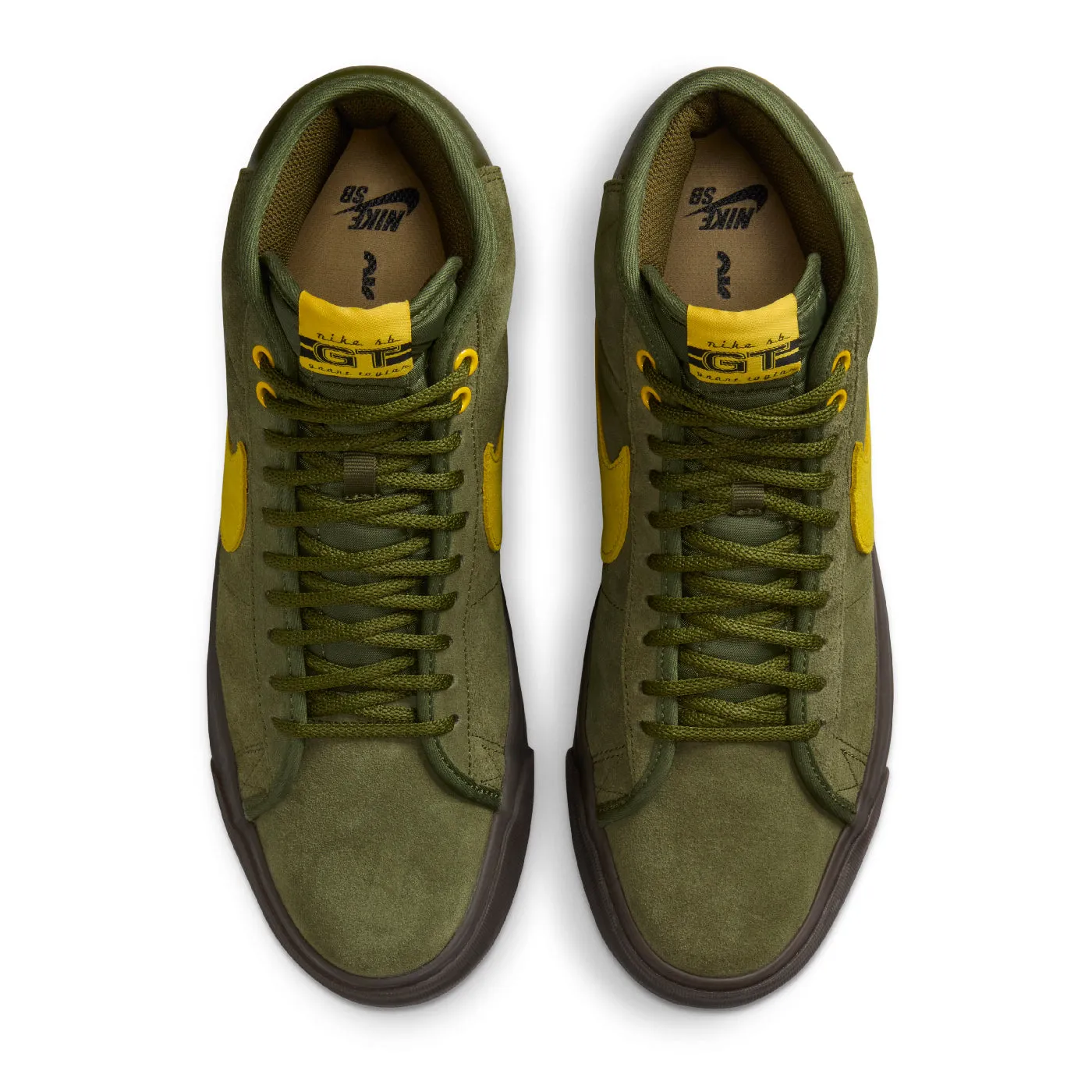 Nike SB  x ANTIHERO Zoom Blazer Mid Shoe - Rough Green / Armarillo - Rough Green