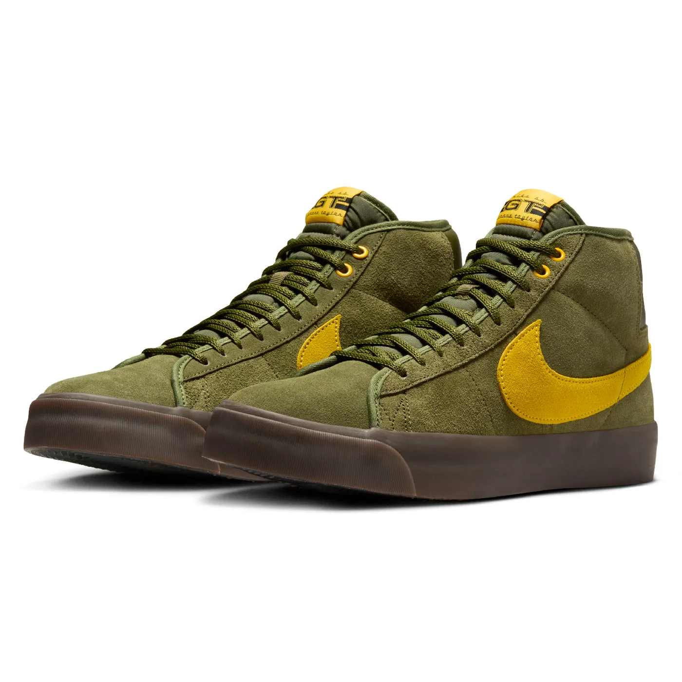 Nike SB  x ANTIHERO Zoom Blazer Mid Shoe - Rough Green / Armarillo - Rough Green