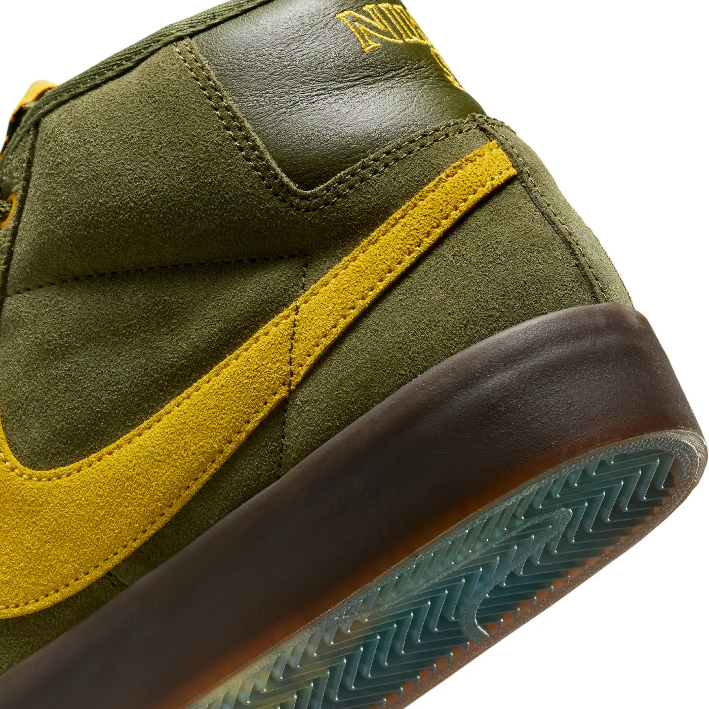 Nike SB  x ANTIHERO Zoom Blazer Mid Shoe - Rough Green / Armarillo - Rough Green