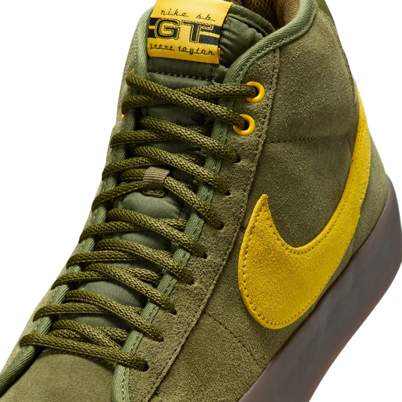 Nike SB  x ANTIHERO Zoom Blazer Mid Shoe - Rough Green / Armarillo - Rough Green