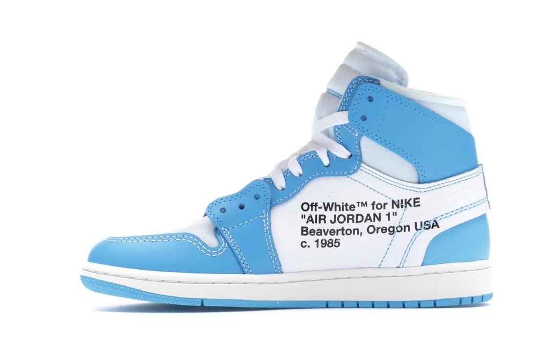 Off-White x Air Jordan 1 Retro High OG 'UNC'