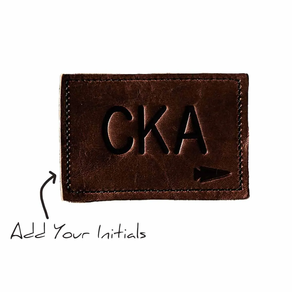 Patch  - Custom Leather Monogram