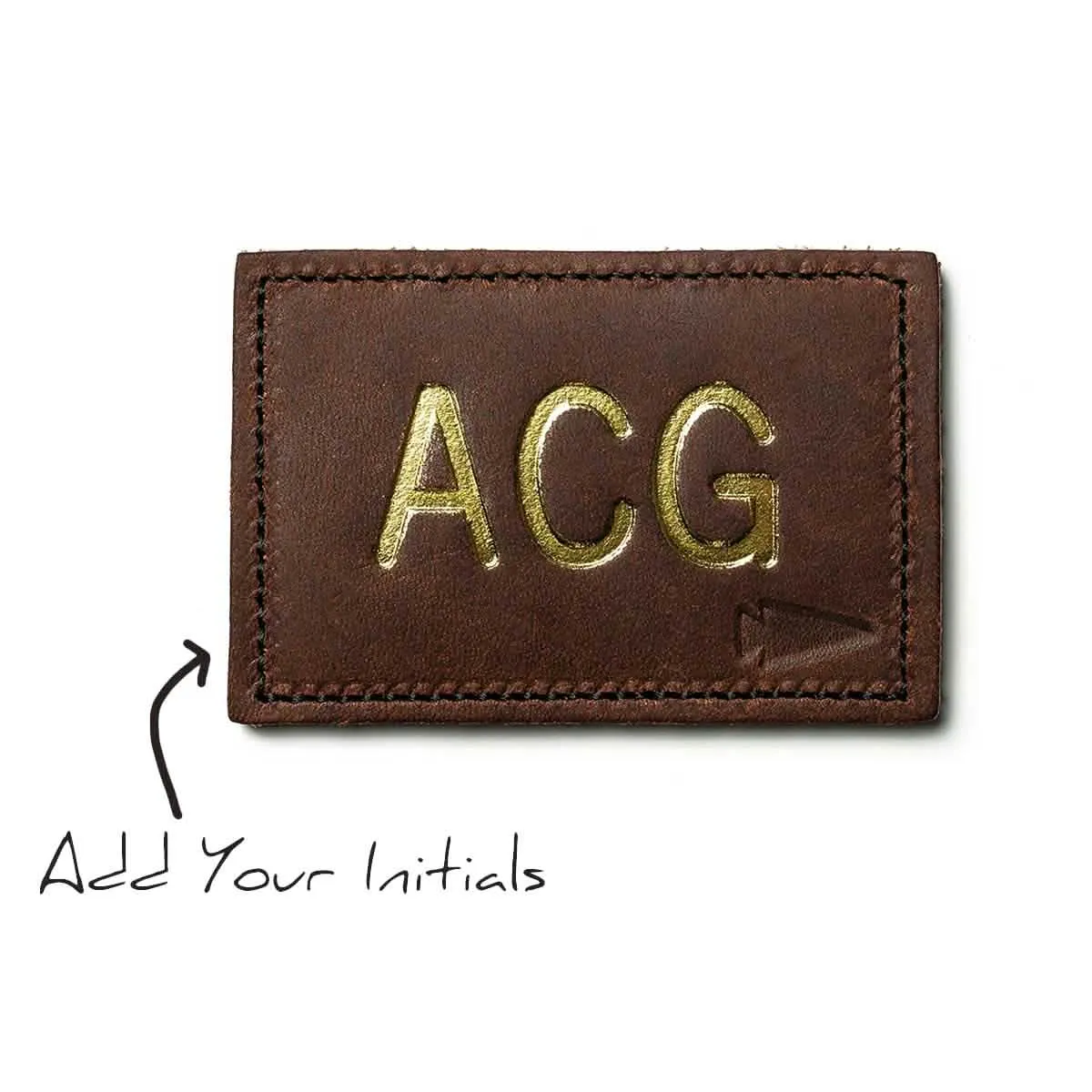 Patch  - Custom Leather Monogram