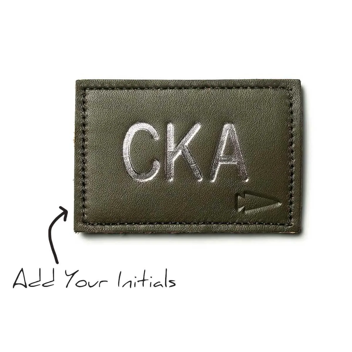 Patch  - Custom Leather Monogram
