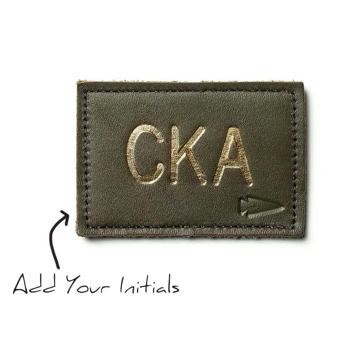 Patch  - Custom Leather Monogram