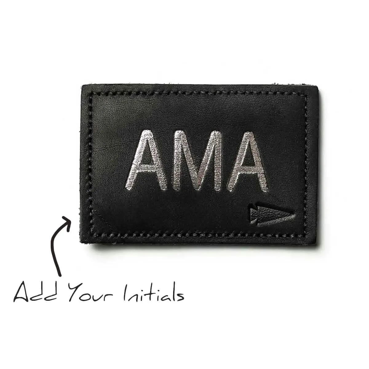 Patch  - Custom Leather Monogram