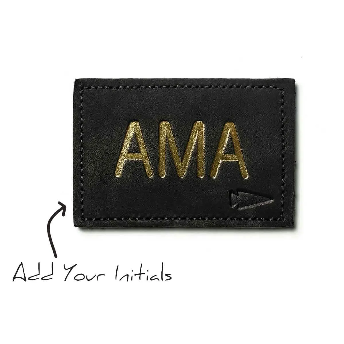 Patch  - Custom Leather Monogram