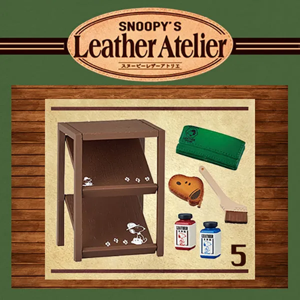 Rare 2020 Re-Ment Snoopy Leather Atelier Full Set of 8 pcs <Free Shipping>