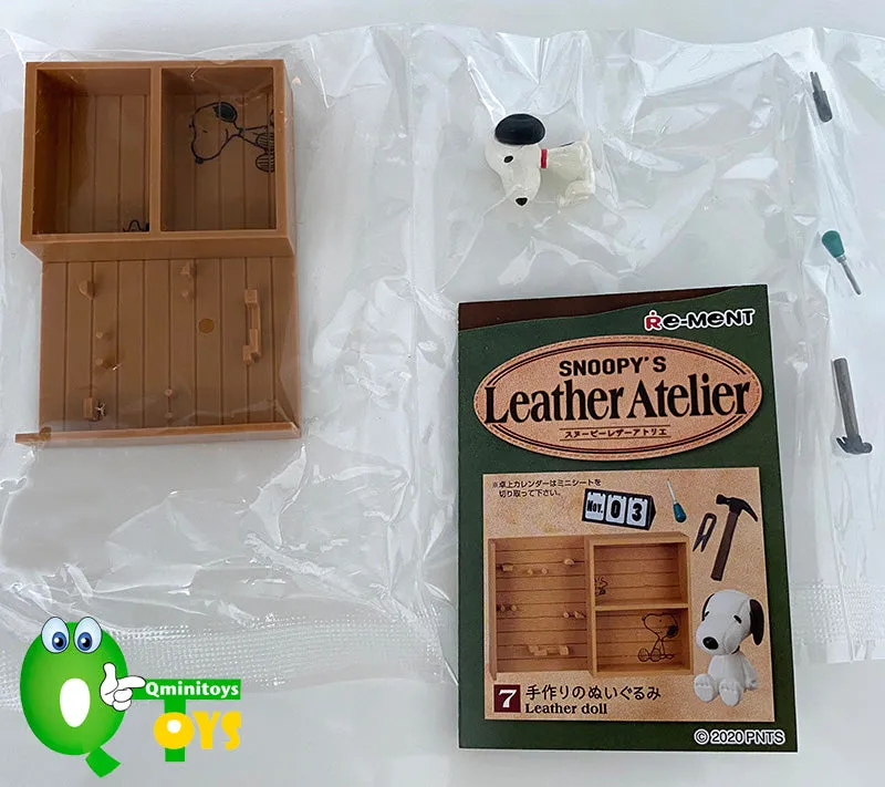 Rare 2020 Re-Ment Snoopy Leather Atelier Full Set of 8 pcs <Free Shipping>