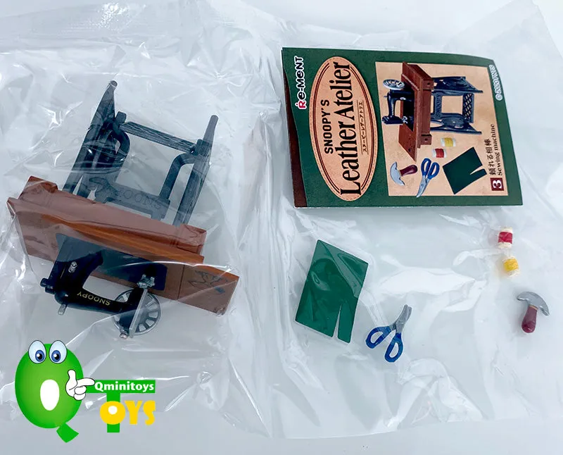 Rare 2020 Re-Ment Snoopy Leather Atelier Full Set of 8 pcs <Free Shipping>