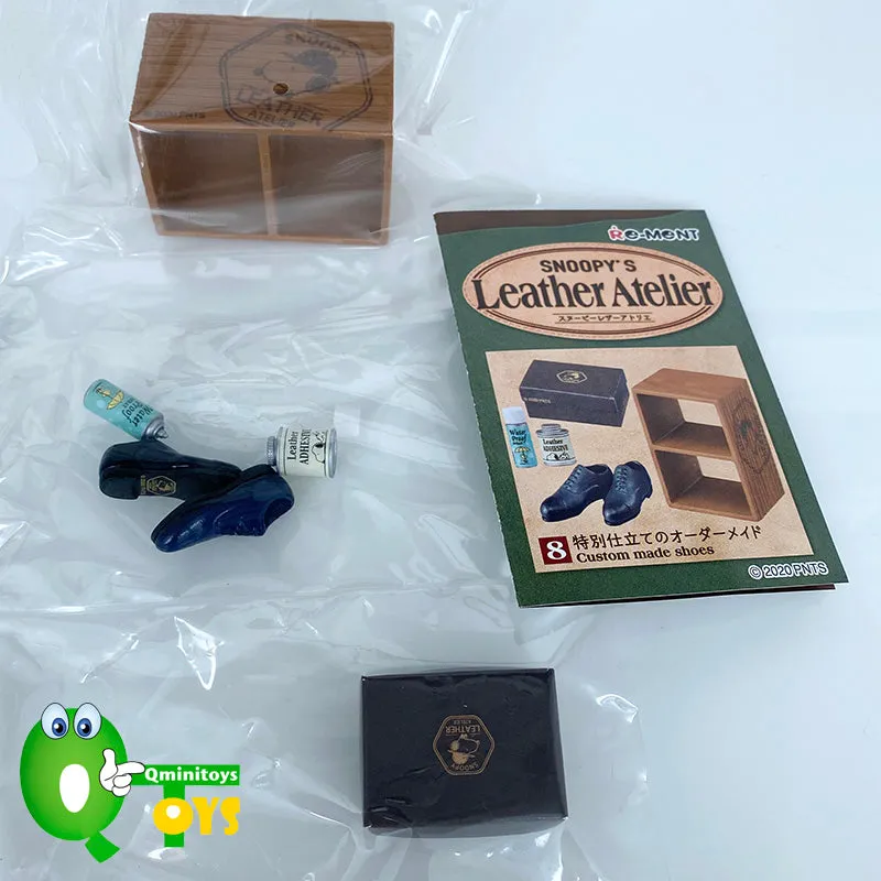 Rare 2020 Re-Ment Snoopy Leather Atelier Full Set of 8 pcs <Free Shipping>