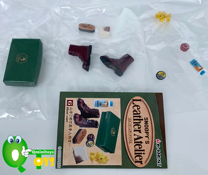 Rare 2020 Re-Ment Snoopy Leather Atelier Full Set of 8 pcs <Free Shipping>