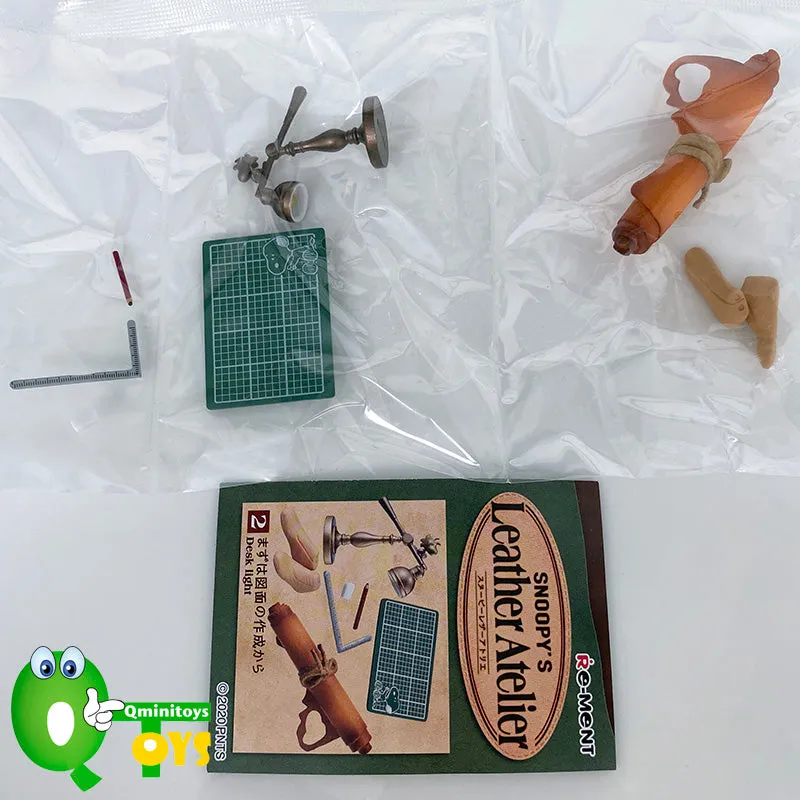 Rare 2020 Re-Ment Snoopy Leather Atelier Full Set of 8 pcs <Free Shipping>