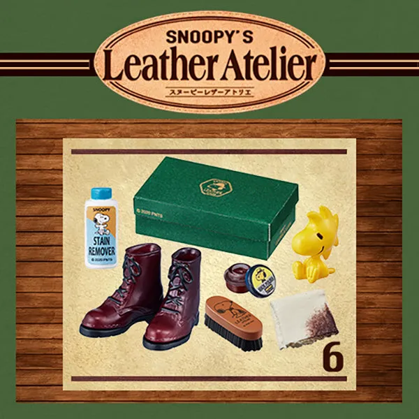 Rare 2020 Re-Ment Snoopy Leather Atelier Full Set of 8 pcs <Free Shipping>