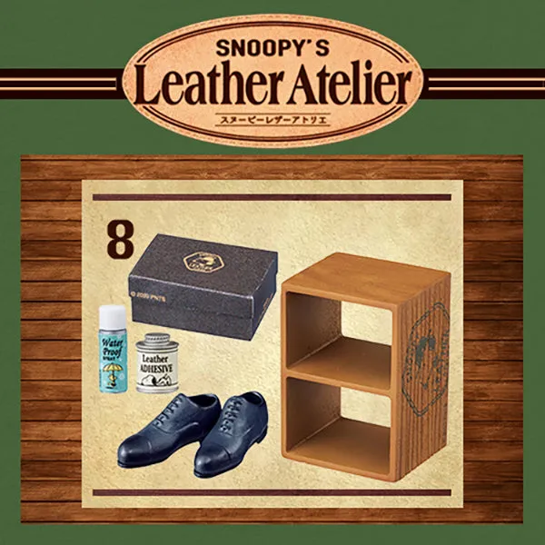 Rare 2020 Re-Ment Snoopy Leather Atelier Full Set of 8 pcs <Free Shipping>