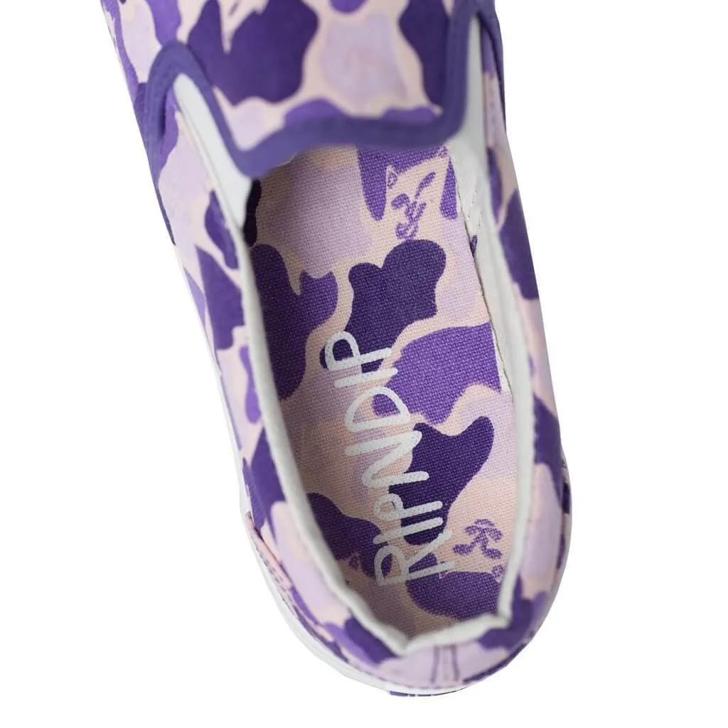 Ripndip Lord Nermal Slip On Shoes Purple Camo