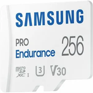 Samsung PRO Endurance MB-MJ256K 256 GB Class 10/UHS-I (U3) V30 microSDXC - 100 MB/s Read - 40 MB/s Write - 120 Month Warranty