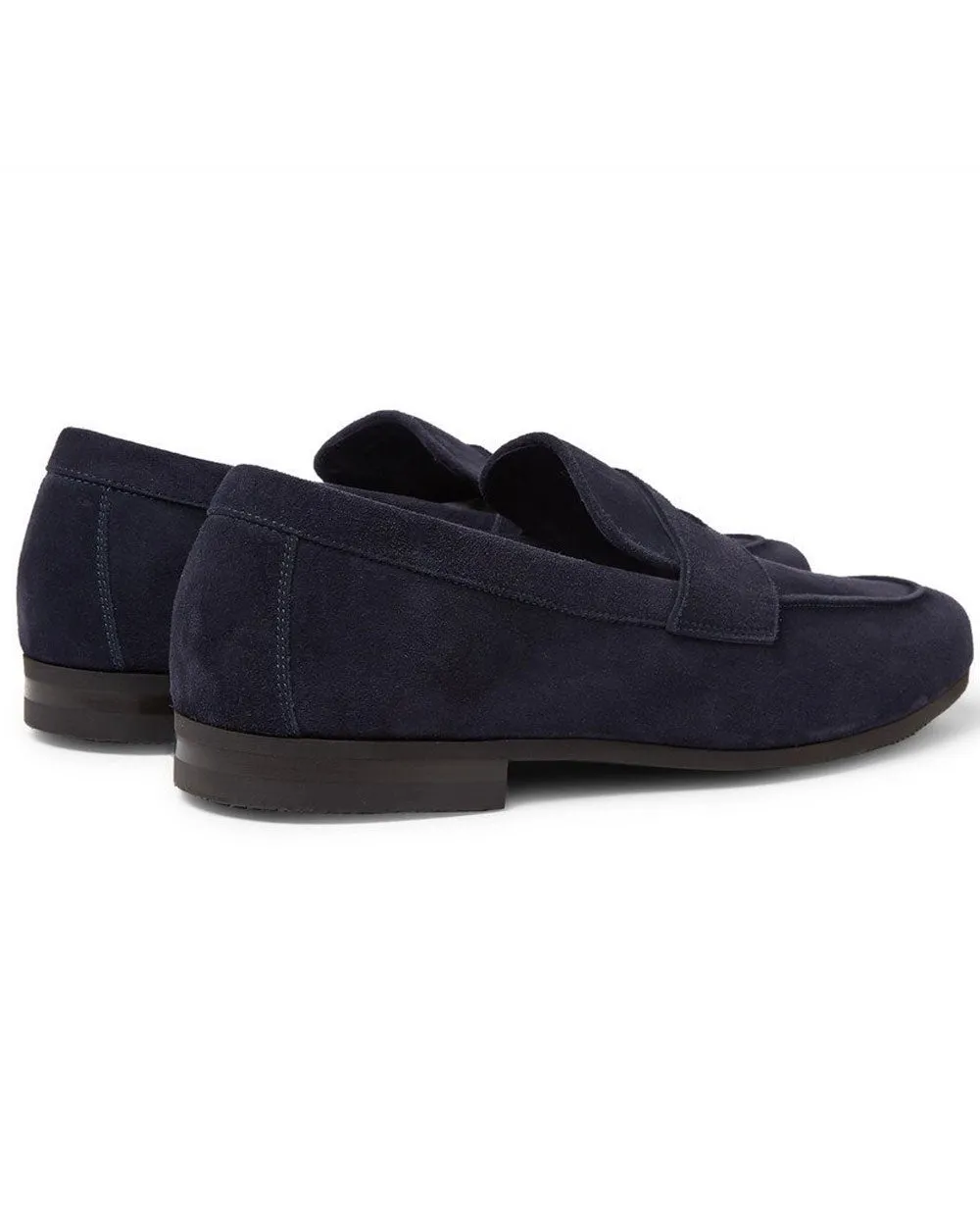 Thorne Suede Loafer in Navy