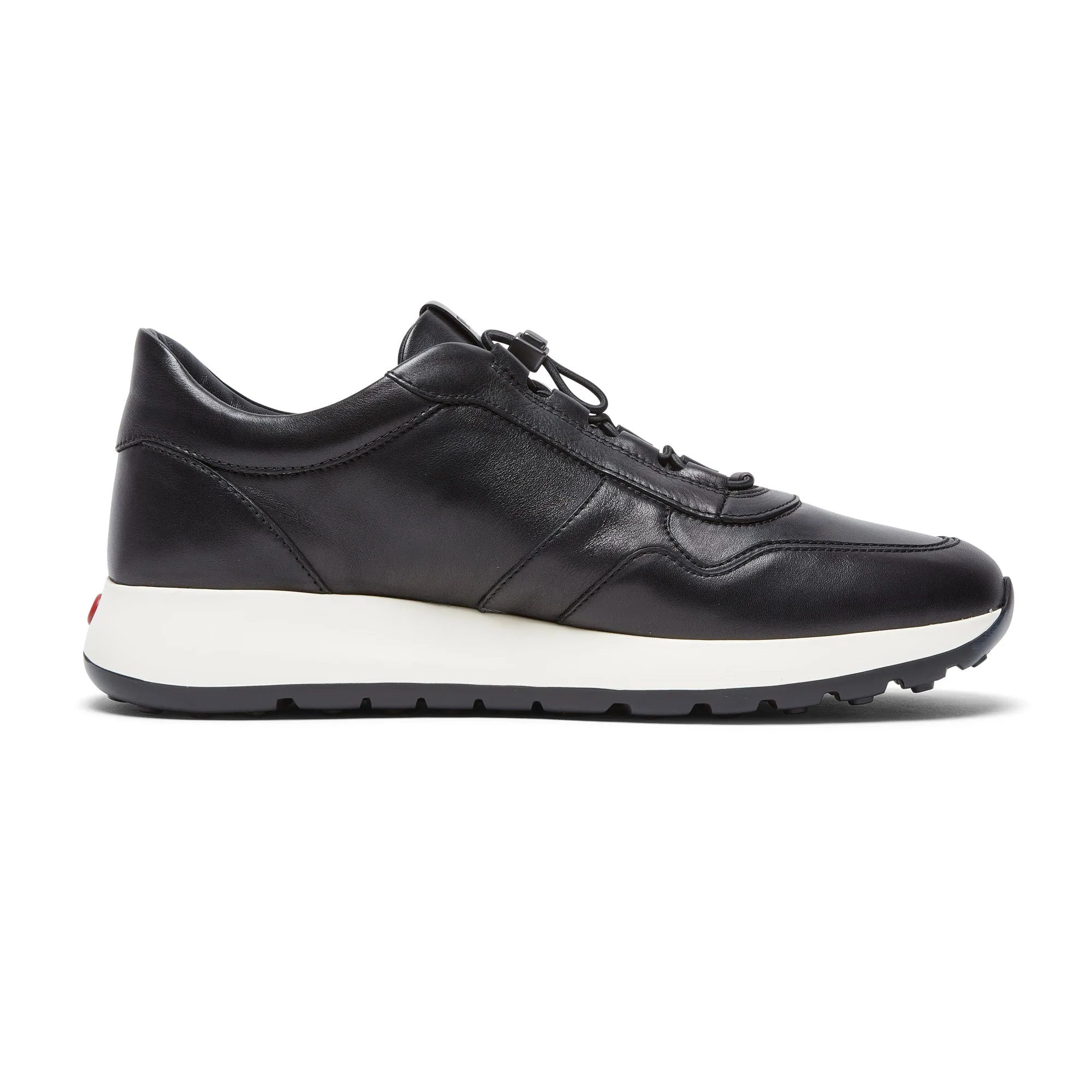 TOD's Leather Toggle Sneakers (Black)