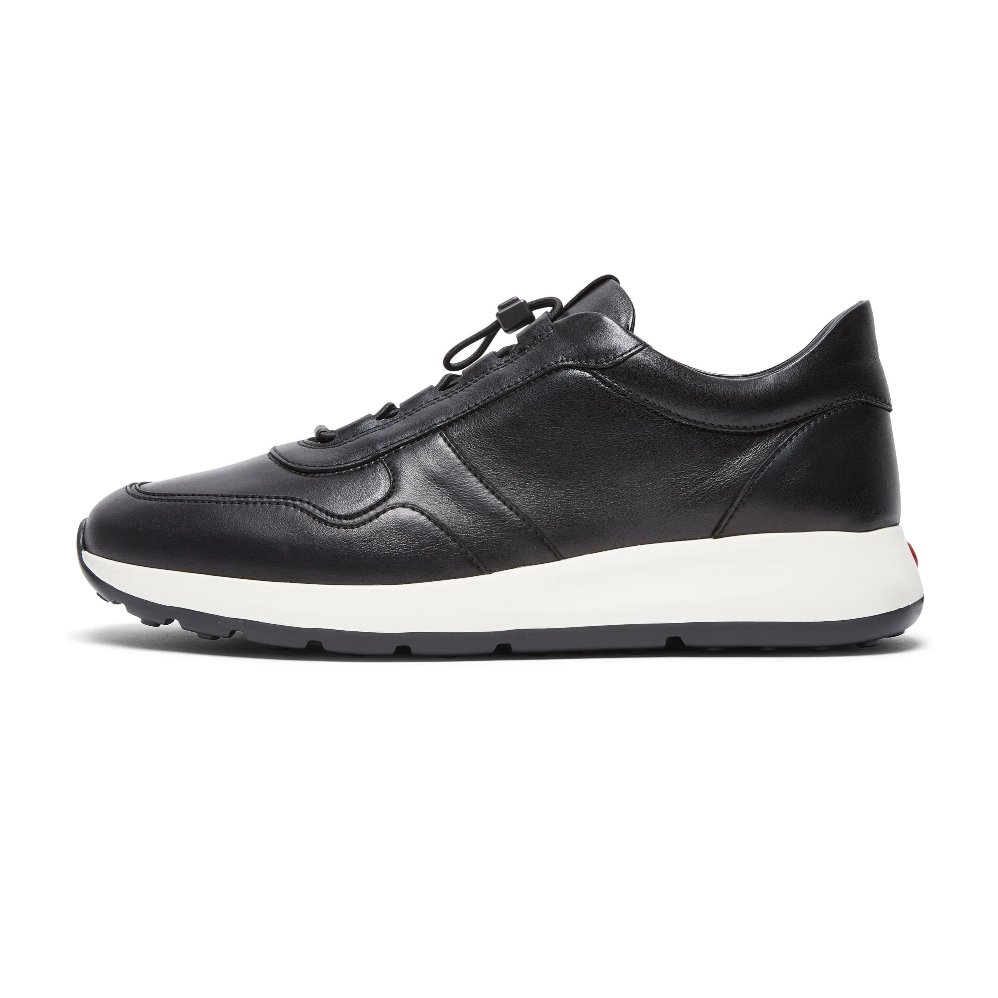 TOD's Leather Toggle Sneakers (Black)