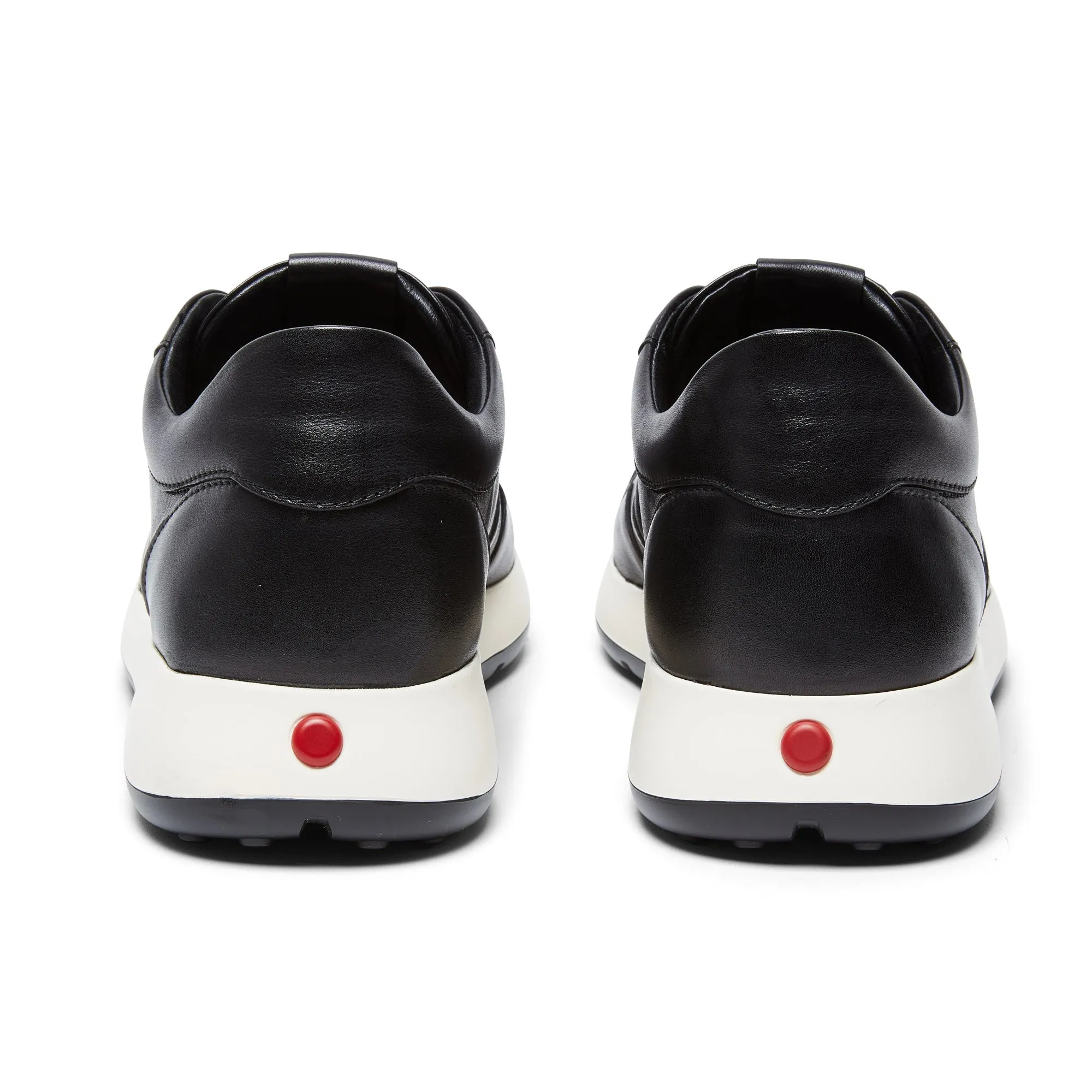 TOD's Leather Toggle Sneakers (Black)