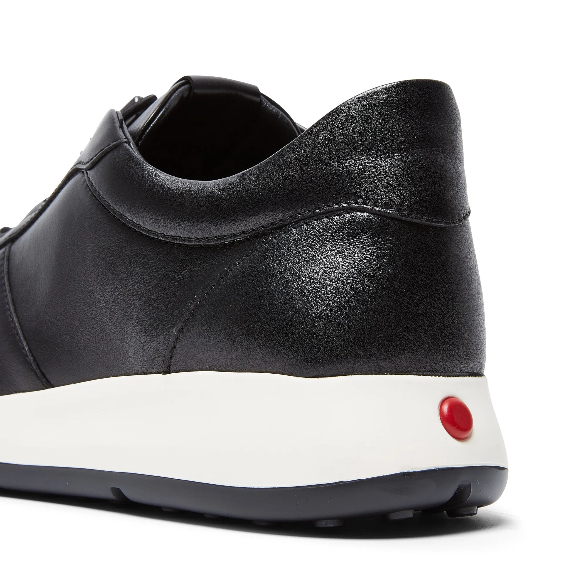 TOD's Leather Toggle Sneakers (Black)