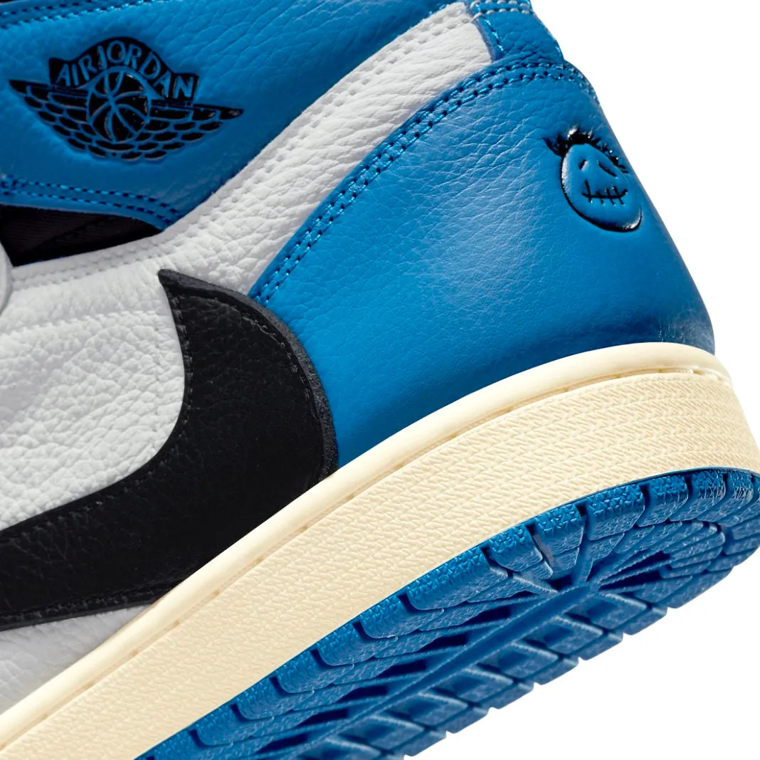 Travis Scott x Fragment x Air Jordan 1 Retro High White Black Royal Sail