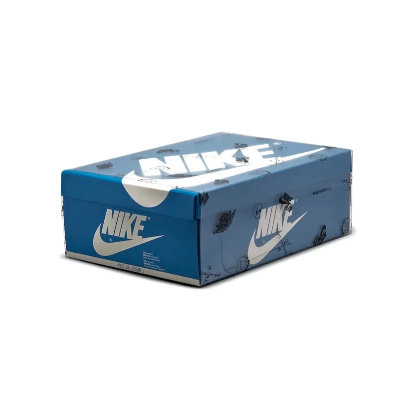 Travis Scott x Fragment x Air Jordan 1 Retro High White Black Royal Sail