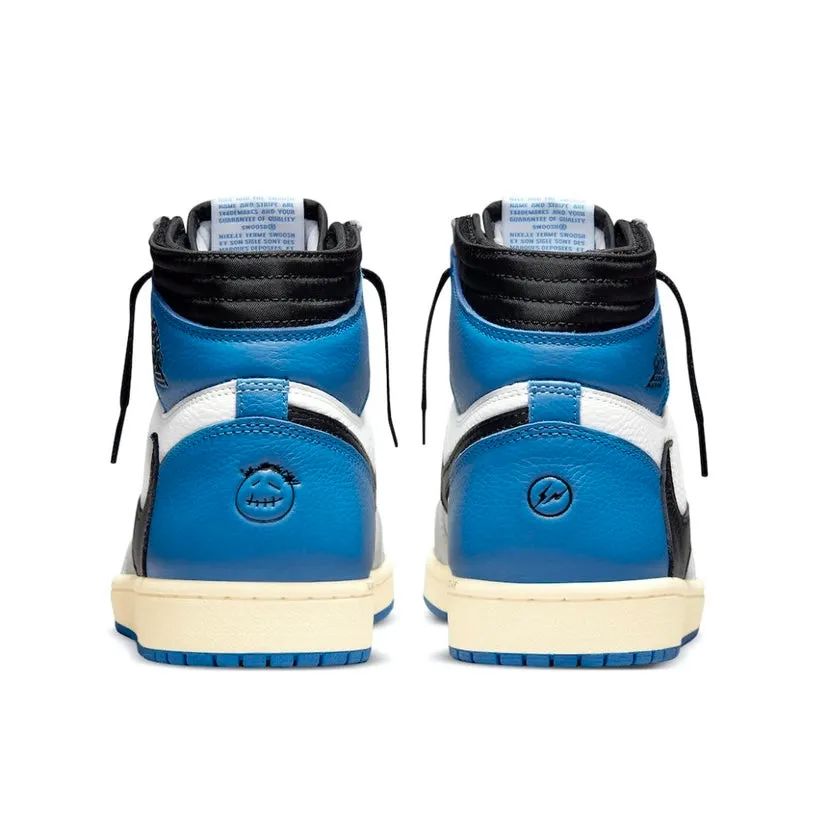 Travis Scott x Fragment x Air Jordan 1 Retro High White Black Royal Sail