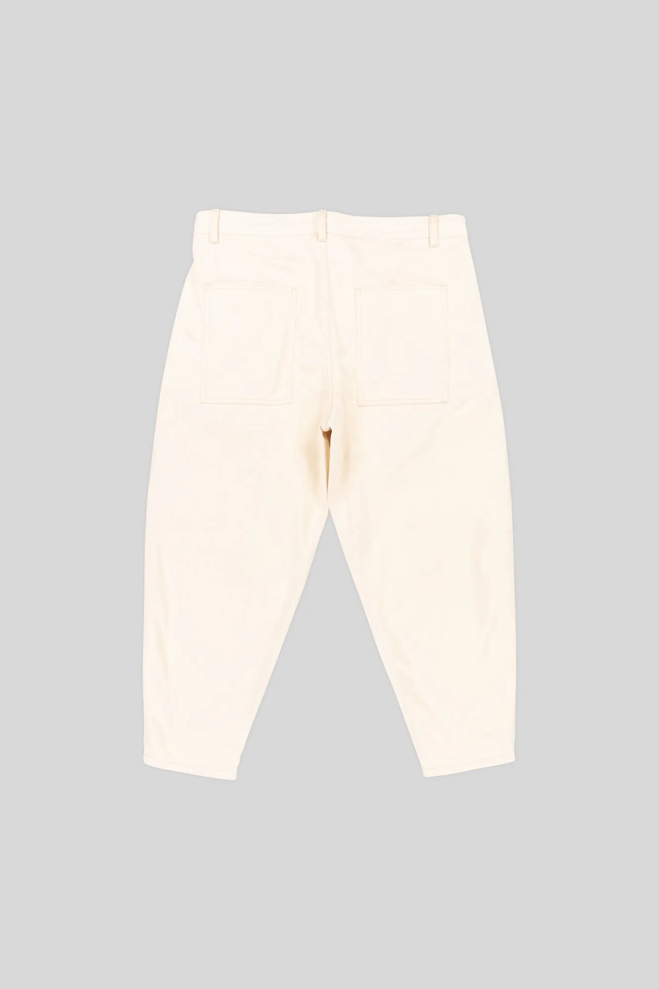 ULLAC x Gloverall Ecru Pants