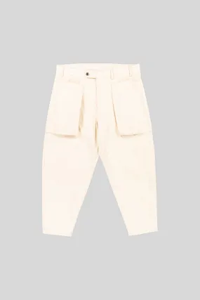ULLAC x Gloverall Ecru Pants