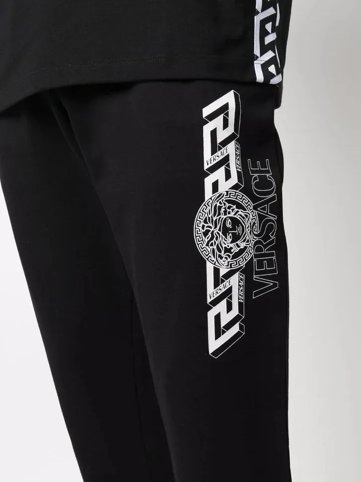 Versace Sweatpant Tessuto Felpa Cotone Con Stampe