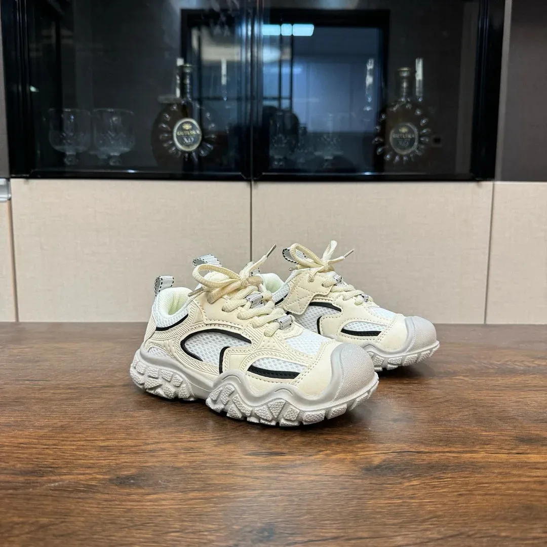Vintage ugly children's shoes Famous Designer Luxury Brand Sneakers High quality Youth shoes Non-slip  Classic Casual shoes
