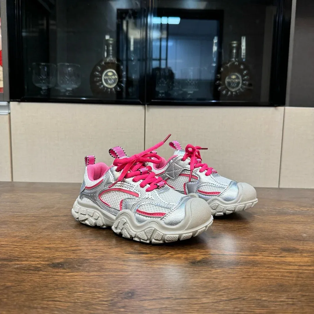 Vintage ugly children's shoes Famous Designer Luxury Brand Sneakers High quality Youth shoes Non-slip  Classic Casual shoes
